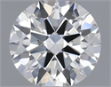 Natural Diamond 0.43 Carats, Round with Excellent Cut, G Color, SI1 Clarity and Certified by GIA