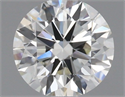 Natural Diamond 0.70 Carats, Round with Excellent Cut, H Color, IF Clarity and Certified by IGI