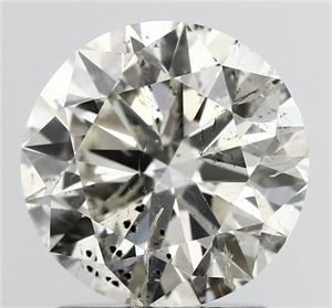 Picture of Natural Diamond 1.59 Carats, Round with Excellent Cut, K Color, SI2 Clarity and Certified by IGI