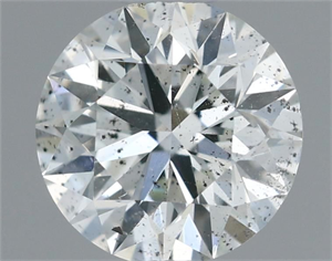 Picture of Natural Diamond 0.72 Carats, Round with Excellent Cut, G Color, SI2 Clarity and Certified by IGI