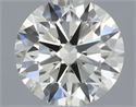 Natural Diamond 0.55 Carats, Round with Excellent Cut, J Color, VS2 Clarity and Certified by IGI