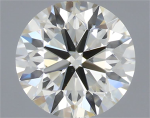Picture of Natural Diamond 0.78 Carats, Round with Excellent Cut, J Color, VS2 Clarity and Certified by IGI