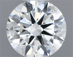 Picture of Natural Diamond 0.41 Carats, Round with Excellent Cut, G Color, SI1 Clarity and Certified by IGI