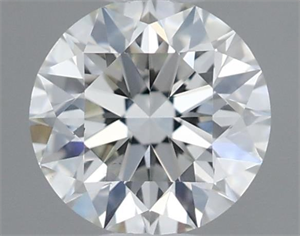 Picture of Natural Diamond 0.44 Carats, Round with Excellent Cut, H Color, VS1 Clarity and Certified by IGI