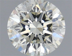Picture of Natural Diamond 0.90 Carats, Round with Excellent Cut, K Color, SI1 Clarity and Certified by IGI