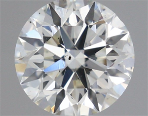Picture of Natural Diamond 0.70 Carats, Round with Excellent Cut, H Color, SI1 Clarity and Certified by IGI