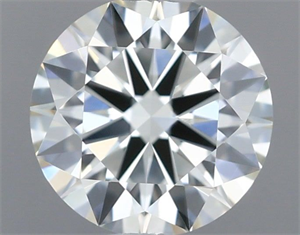 Picture of Natural Diamond 0.51 Carats, Round with Excellent Cut, H Color, VVS2 Clarity and Certified by IGI