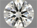 Natural Diamond 0.70 Carats, Round with Excellent Cut, K Color, VS1 Clarity and Certified by IGI