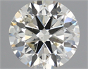 Natural Diamond 1.03 Carats, Round with Excellent Cut, I Color, SI2 Clarity and Certified by IGI