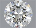 Natural Diamond 0.70 Carats, Round with Excellent Cut, I Color, SI1 Clarity and Certified by IGI