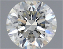 Natural Diamond 0.90 Carats, Round with Excellent Cut, I Color, SI1 Clarity and Certified by IGI