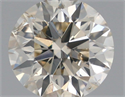 Natural Diamond 0.50 Carats, Round with Excellent Cut, L Color, SI2 Clarity and Certified by IGI
