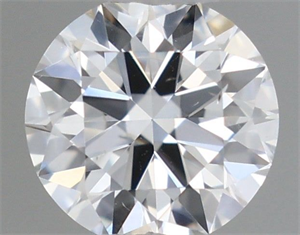 Foto Diamante Natural 0.40 quilates, Redondo , Color G, claridad SI1 y certificado GIA de