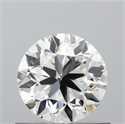 Natural Diamond 0.70 Carats, Round with Very Good Cut, H Color, VS2 Clarity and Certified by GIA