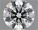 Natural Diamond 0.50 Carats, Round with Excellent Cut, I Color, SI2 Clarity and Certified by IGI