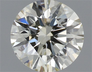 Picture of Natural Diamond 0.70 Carats, Round with Very Good Cut, L Color, SI1 Clarity and Certified by IGI