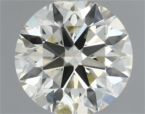 Picture of Natural Diamond 0.82 Carats, Round with Excellent Cut, J Color, SI2 Clarity and Certified by IGI