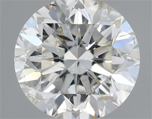 Picture of Natural Diamond 0.40 Carats, Round with Very Good Cut, H Color, I1 Clarity and Certified by IGI