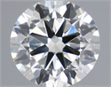 Natural Diamond 0.70 Carats, Round with Excellent Cut, I Color, SI1 Clarity and Certified by IGI