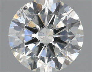 Picture of Natural Diamond 0.71 Carats, Round with Excellent Cut, I Color, I1 Clarity and Certified by IGI