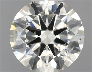Picture of Natural Diamond 0.50 Carats, Round with Excellent Cut, J Color, SI2 Clarity and Certified by IGI