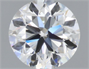 Natural Diamond 0.72 Carats, Round with Very Good Cut, G Color, VVS2 Clarity and Certified by IGI