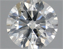 Natural Diamond 0.70 Carats, Round with Excellent Cut, I Color, I1 Clarity and Certified by IGI