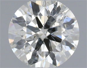 Picture of Natural Diamond 0.40 Carats, Round with Excellent Cut, I Color, I1 Clarity and Certified by IGI