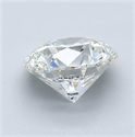 Diamante Natural 1.29 quilates, Redondo , Color H, claridad VS1 y certificado GIA
