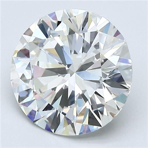 Foto Diamante Natural 3.03 quilates, Redondo , Color H, claridad VS1 y certificado GIA de