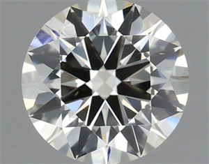 Picture of Natural Diamond 0.70 Carats, Round with Excellent Cut, K Color, VS1 Clarity and Certified by IGI