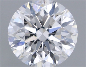 Picture of Natural Diamond 0.44 Carats, Round with Excellent Cut, D Color, I1 Clarity and Certified by GIA