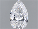 Natural Diamond 0.91 Carats, Pear with  Cut, D Color, VS2 Clarity and Certified by GIA