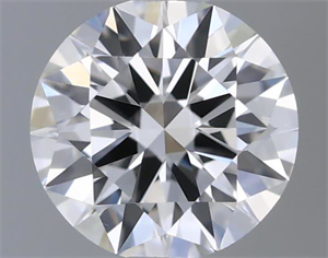 Picture of Natural Diamond 0.46 Carats, Round with Excellent Cut, H Color, VS1 Clarity and Certified by GIA