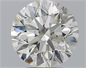 Diamante Natural 3.32 quilates, Redondo , Color K, claridad SI2 y certificado GIA