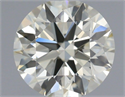 Natural Diamond 0.70 Carats, Round with Excellent Cut, M Color, VVS2 Clarity and Certified by IGI