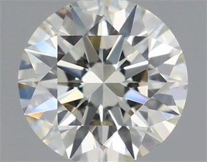 Picture of Natural Diamond 0.72 Carats, Round with Excellent Cut, K Color, VS1 Clarity and Certified by IGI