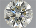 Natural Diamond 0.90 Carats, Round with Very Good Cut, L Color, VS2 Clarity and Certified by IGI