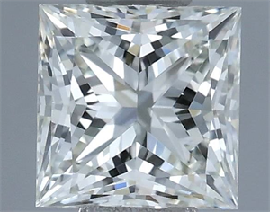 Foto Diamante Natural 0.52 quilates, Princesa , Color J, claridad IF y certificado IGI de