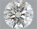 Natural Diamond 0.40 Carats, Round with Excellent Cut, H Color, SI2 Clarity and Certified by IGI
