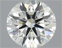 Natural Diamond 0.70 Carats, Round with Excellent Cut, J Color, SI2 Clarity and Certified by IGI