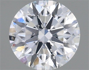 Picture of Natural Diamond 0.57 Carats, Round with Excellent Cut, E Color, SI2 Clarity and Certified by IGI