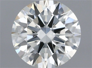 Picture of Natural Diamond 0.57 Carats, Round with Excellent Cut, I Color, VS1 Clarity and Certified by IGI
