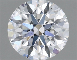 Picture of Natural Diamond 0.57 Carats, Round with Excellent Cut, E Color, SI2 Clarity and Certified by IGI