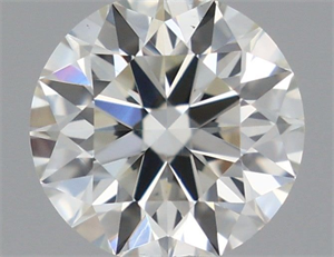 Picture of Natural Diamond 0.45 Carats, Round with Excellent Cut, I Color, VS1 Clarity and Certified by IGI