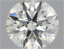 Natural Diamond 0.51 Carats, Round with Excellent Cut, J Color, VS2 Clarity and Certified by IGI