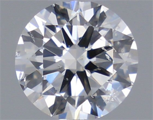 Picture of Natural Diamond 0.40 Carats, Round with Excellent Cut, G Color, SI2 Clarity and Certified by IGI