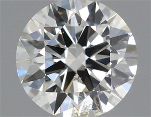 Picture of Natural Diamond 0.40 Carats, Round with Excellent Cut, I Color, SI2 Clarity and Certified by IGI