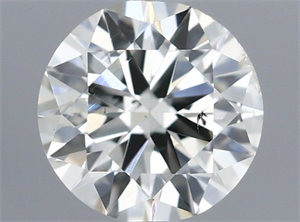 Picture of Natural Diamond 0.41 Carats, Round with Excellent Cut, I Color, SI2 Clarity and Certified by IGI