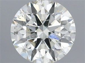 Picture of Natural Diamond 0.40 Carats, Round with Excellent Cut, K Color, SI2 Clarity and Certified by IGI